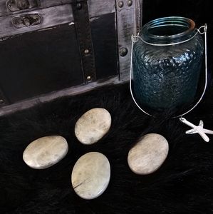 Rainbow Moonstone Palm Stones